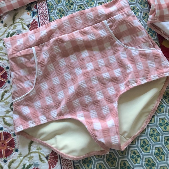 Seea Other - Seea Georgia Retro High Waist Bikini Bottom Alba New M Bonus Matching Bikini Set